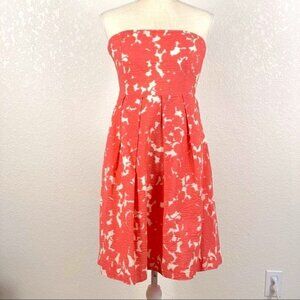 J.Crew Lorelei Coral Seersucker Dress